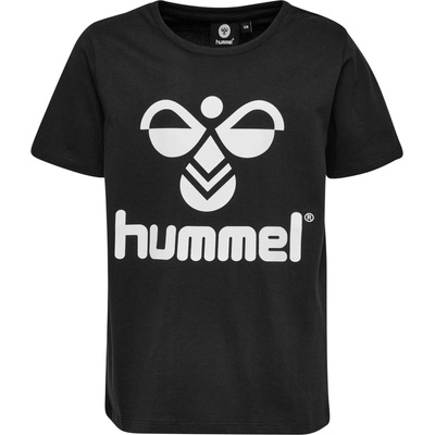 Hummel Тениска 'Tres' черно, размер 152