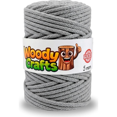 Woody Crafts Woody PREMIUM 5 mm (100m) - Šedá (Grey)
