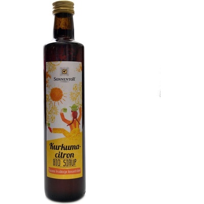 Sonnentor Kurkuma citron sirup Bio 0,5 l