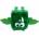 Crafty Climbing Торбичка за магнезий Crafty climbing Bat Chalk Bag - Green - размер One Size (335-0451-0411)