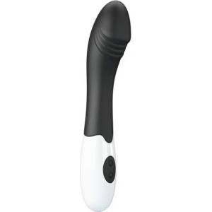 Pretty Love Вибратор за g-точка от Медицински силикон "pretty love elemental black" 19 см