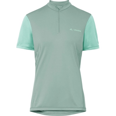 Vaude Дамска фланелка с къс ръкав за колоездене Vaude Women's Matera Half Zip Tricot Cycling jersey - Dusty Fern - размер 40 (EU) (156-2549-0514)