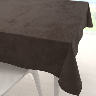 Biante Sametový čtvercový ubrus Velvet Premium SVP-016 Tmavě hnědý 100x100 cm