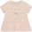 GUESS Свободна розова тениска за мини момиче с цветчета и надпис Guess