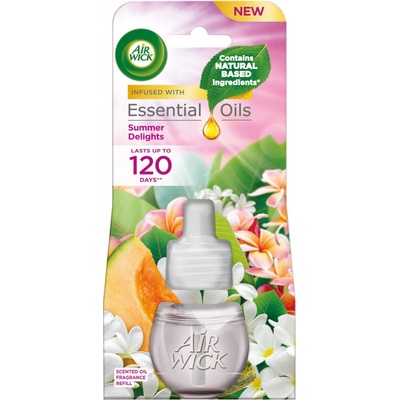 Air Wick Essential Oils Tekutá náplň do elektrického prístroja radostné leto 19 ml