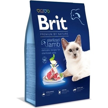 Brit Premium by Nature Cat. Sterilized Lamb 8 kg