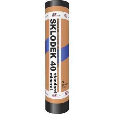 Asfaltový pás hydroizolační SKLODEK 40 STANDARD MINERAL (7,5 m2/role)