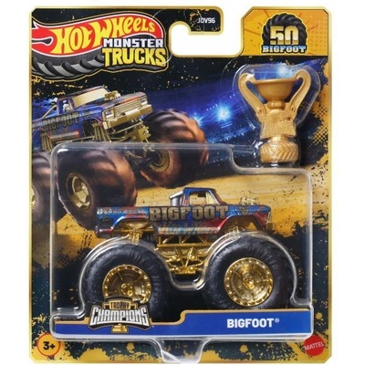 Mattel Хот Уийлс: Чудовищен камион победител с трофей - Bigfoot (JDV97)