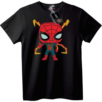 NOONEBRAND Тениска Chibi Spider-Man - XS, White