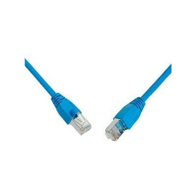 Solarix 28730059 patch CAT6 SFTP PVC 0,5m modrý