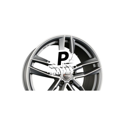 AVUS AF16 8,5x20 5x112 ET45 matt anthracite polished