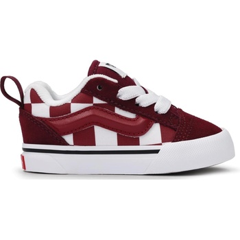 Vans Маратонки Vans Kids' Knu Skool Canvas Low Top Trainers - Burgundy BRD