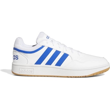 Adidas Мъжки маратонки Adidas Hoops 3.0 Mens Trainers - White/Blue/Gum