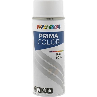 Dupli Color Prima farba v spreji 400 ml RAL 9016 lesklá signálna biela