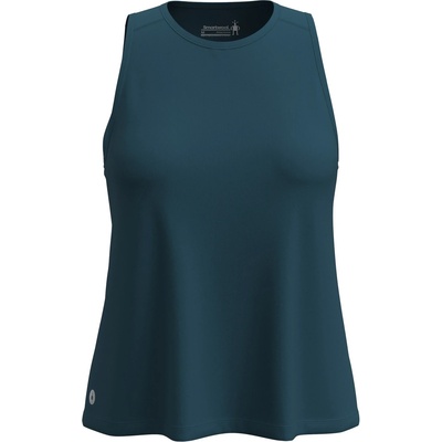 Smartwool Дамски потник с широка презрамка Smartwool Women's Active Ultralite High Neck Tank Merino base layer - Twilight Blue - размер XS (115-1840-0611)