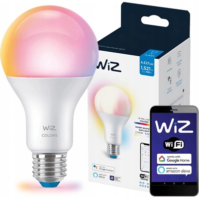WiZ LED RGBW Stmievateľná žiarovka A67 E27/13W/230V 2200-6500K CRI 90 Wi-Fi -WiZ WI0005