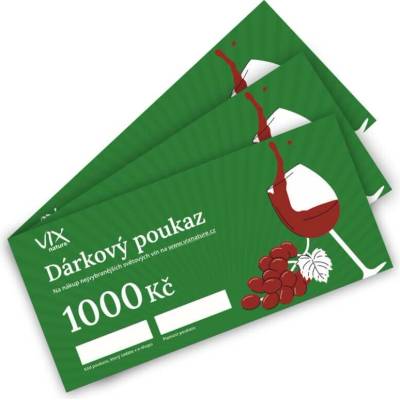 Dárkový poukaz 1000 Kč