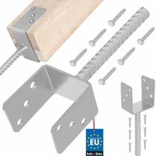 Domax PS 100U Pätka stĺpiku typu U 101 x 120 x 60 mm