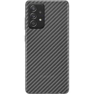  Фолио протектор за Samsung Galaxy A52s, Carbon 3D Silver