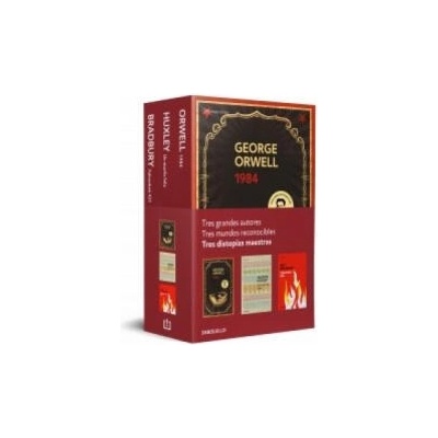 DISTOPIAS MAESTRAS (PACK QUE INCLUYE: 1984, FAHRENHEIT 451 Y UN MUNDO FELIZ) | Orwell George