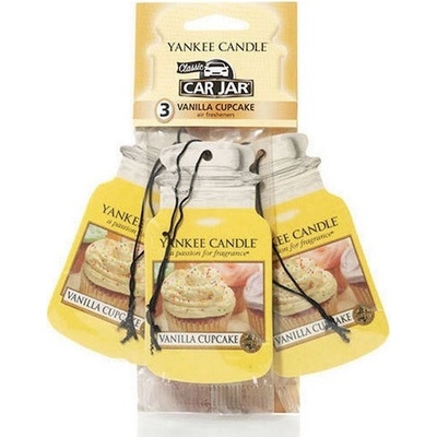 Yankee Candle Vanilla Cupcake papírová visačka 3 ks