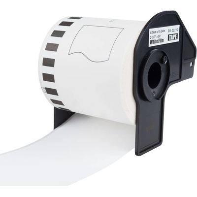 PRINTLINE kompatibilní etikety s Brother DK-22212, bílá filmová role, 62mm x 15,24m 100% novy kompatibil