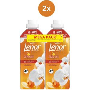 Lenor Омекотител Lenor Златна орхидея и ванилия двоен пакет 2x (2x987 мл) 94 бр