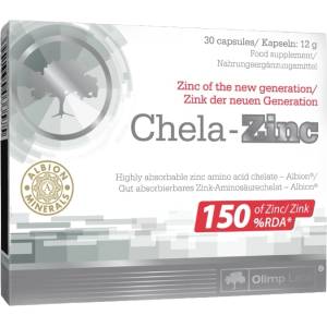 Olimp Chela Zinc, 15 mg, 30 капсули, Olimp (30913)