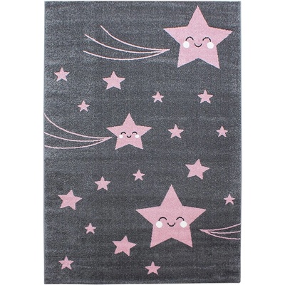 Ayyildiz Розово-сив детски килим 120x170 cm Kids - Ayyildiz Carpets (KIDS1201700610PINK)
