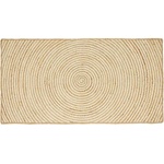 vidaXL Килим за площ Бяло 80 x 150 cm юта (42010714)