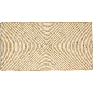 vidaXL Килим за площ Бяло 80 x 150 cm юта (42010714)