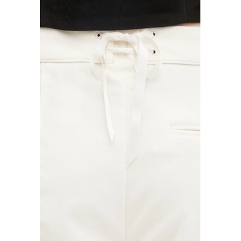 adidas Originals Кадифен панталон adidas Originals Velvet в бежово със стандартна кройка, с висока талия KF2303 (KF2303)