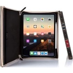 TwelveSouth BookBook - уникален кожен калъф с отделение за Apple Pencil за iPad Pro 11 (2018) (кафяв)