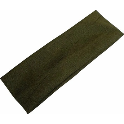 RB-nakuplevne Látková elastická čelenka 6,5cm - khaki