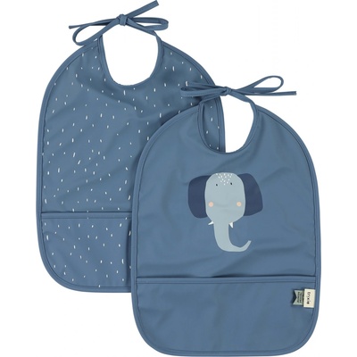Trixie Baby 2-pack Mrs. Elephant Dětský bryndák s kapsou