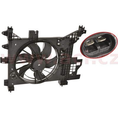 VAN WEZEL Ventilátor chladenia motora VAN WEZEL 1555747