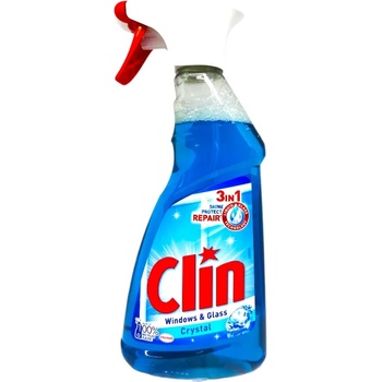 Clin препарат за почистване и полиране на стъкла, Crystal, 500мл