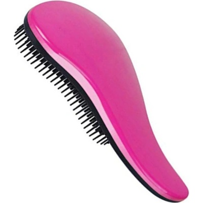 Divine cosmetics HB111 rozčesávacia kefa na vlasy 18 cm Ružová tmavá