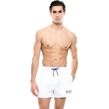 Giorgio Armani Бански гащета EA7 EMPORIO ARMANI 7M002000_AF13049 swimming shorts - White (White / Clematis Blue)