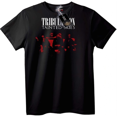 NOONEBRAND Тениска Tribulation Опетнени небеса - M, Black