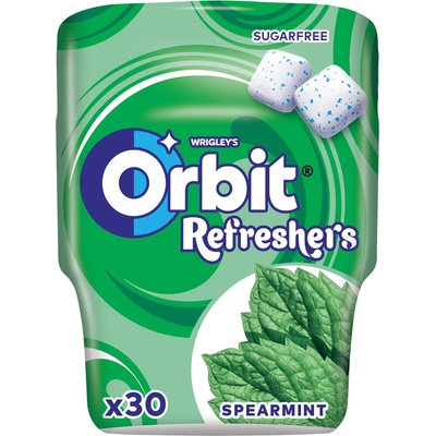 Mars Драже Wrigley's Orbit Refreshers с вкус на мента, кенче 67 г