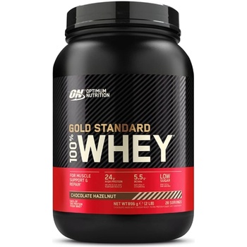 Optimum Nutrition Gold Standard 100% Whey, шоколад с лешник, 908 g, Optimum Nutrition