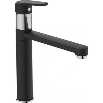 Image 1 of Vidima SevaL Смесител за кухня с висок тръбен чучур, черна перла (BC393OZ)