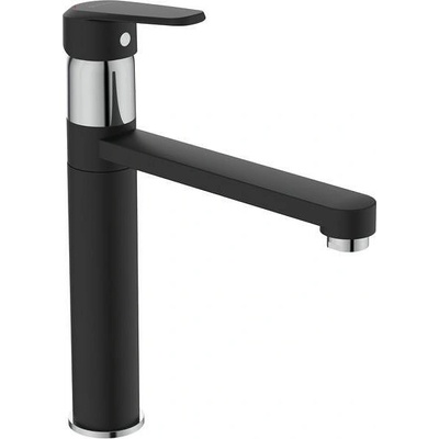 Vidima SevaL Смесител за кухня с висок тръбен чучур, черна перла (BC393OZ)