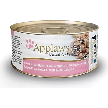 Applaws Cat Tin s tuňákem a krevetami 6 x 70 g