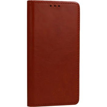 Samsung Кожен калъф с капак за Samsung Galaxy S23 Plus - Кафяв KP25422