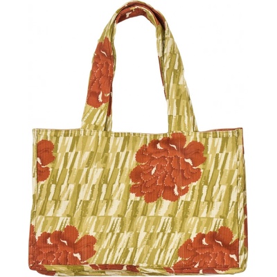 Sanu Babu Elegantní plážová taška červeno-hnědá rozměr 48x13x34 + 34cm ucha 2C Červená 34 cm cm 48 cm cm 13 cm cm