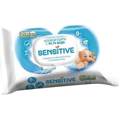 Bebelan Sensitive Мокри кърпички х64 бр (1110)