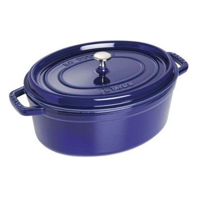 Staub Cocotte hrnec oválný 31 cm 5,5 l tmavě modrý