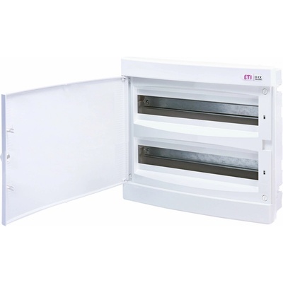 ETI Rozvádzač zapustený bytový s dvierkami 36M 336x373x68mm ECM 2x18PO IP40 001101084